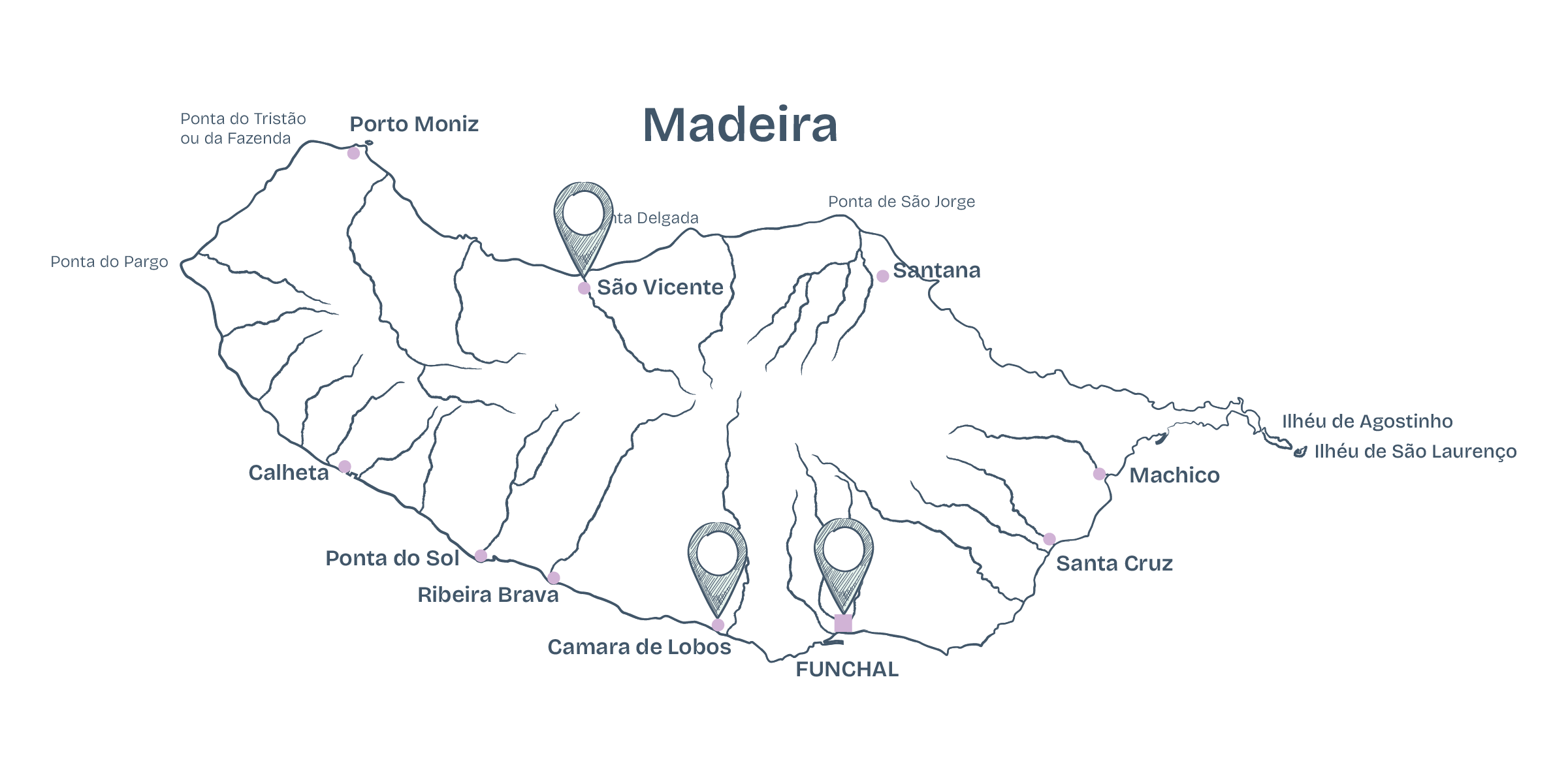 Mapa da Madeira