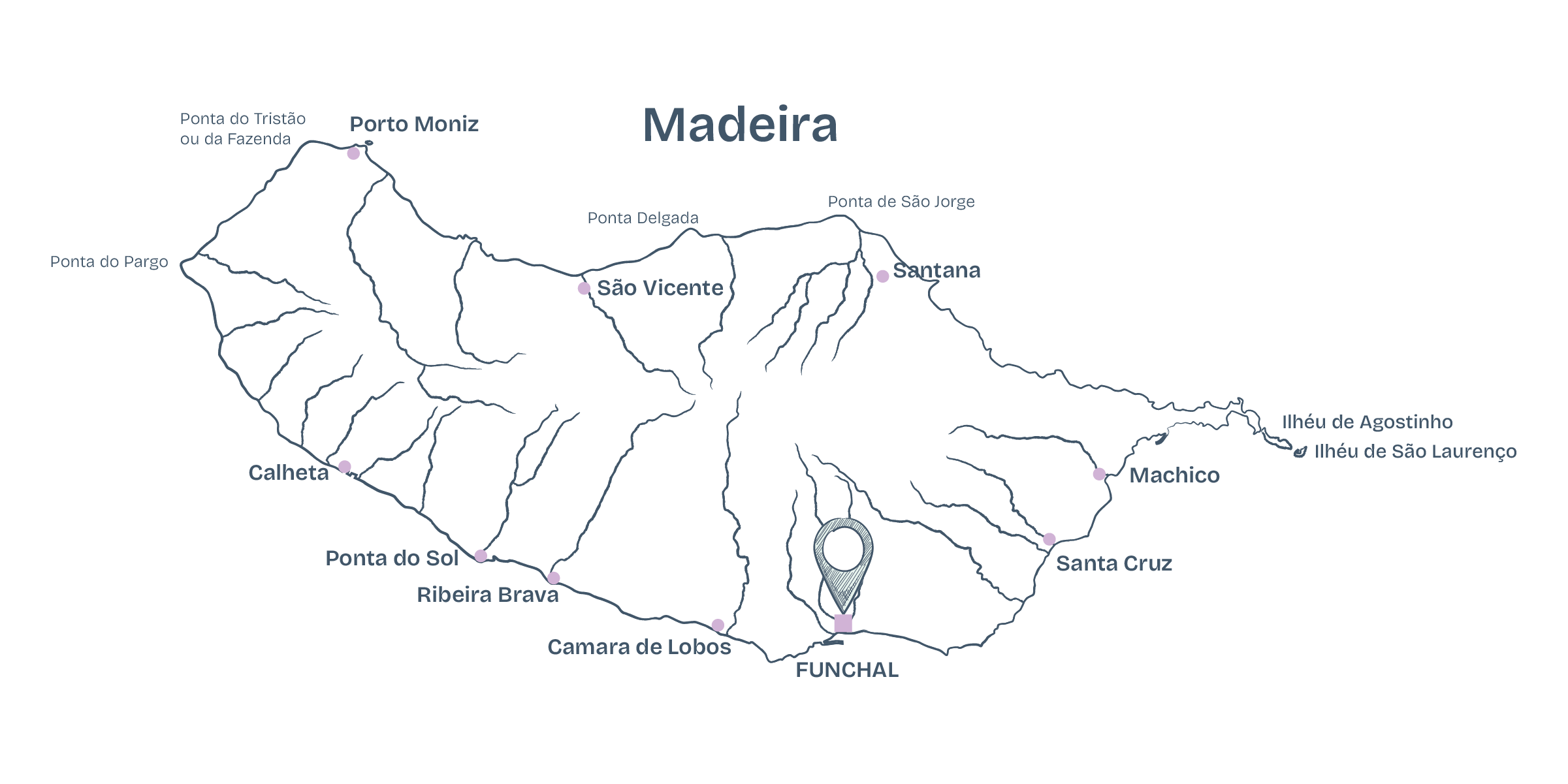 Mapa da Madeira
